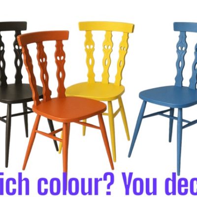 Ercol Fleur De Lys 4  Dining Chairs and Refectory Dining Table  Set