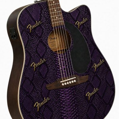 Purple Fender Electro Acoustic Guitar PURPLE