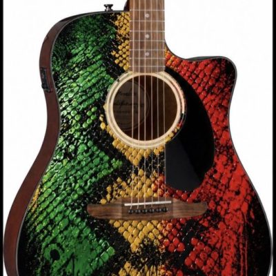 Reggae Fender Electro Acoustic Guitar