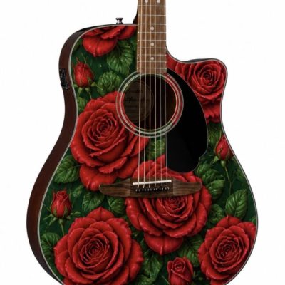 Roses Fender Electro Acoustic Guitar