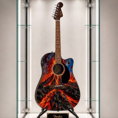 Volcano Fender Electro Acoustic Guitar